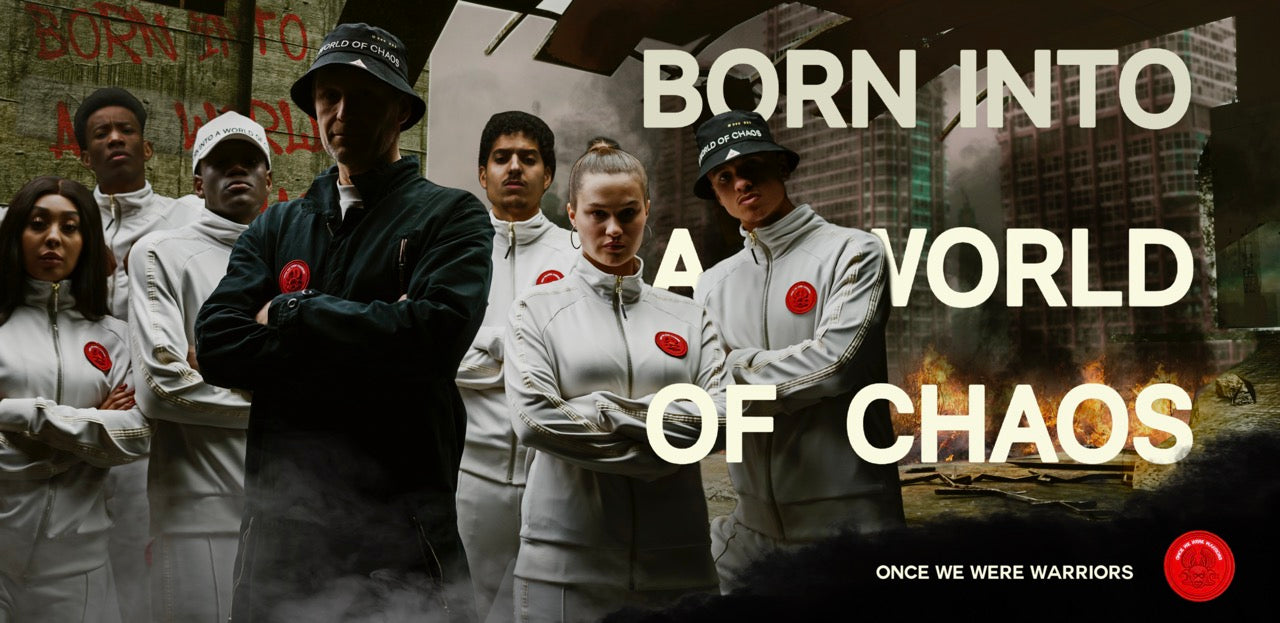 BORN INTO A WORLD OF CHAOS………..THE TRACKSUIT OF THE FUTURE