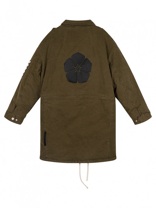 Riku Teddy Trooper Jacket | olive