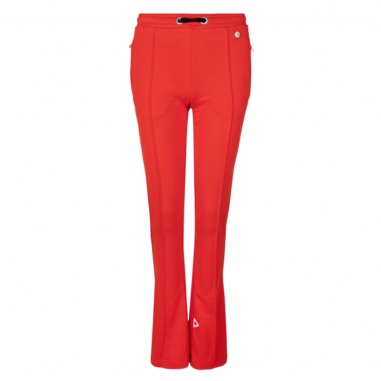 Suzu Flaired Track Pants | fiery red